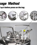 Ball Lock Keg Disconnect Kit With Gray Gas Disconnect And Quarter Inch MFL Fittings Plus Two Pack Of Five Sixteenth Inch Swivel Nuts For Cornelius Kegs And Pepsi And Seven Up Style Tanks, on keg
