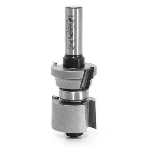 Carbide Tipped Reversible Ogee Router Bit For Window Sash And Rail Work, 1/8 Radius, 1-9/64 Diameter, 1/2 Shank, front view