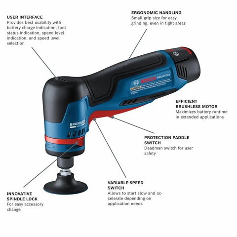 Hustle Ready 12 Volt Cordless Brushless Right Angle Die Grinder With Two 3Ah Batteries Variable Speed Control Compact Jaw Fits Into Narrow Spots Heavy Metal Cutting And Polish Tasks Boss Standard