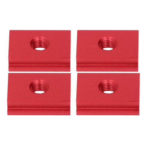 4 Pack M8 T Slot Nuts For 30 Series Aluminum Profiles With Galvanized Finish Pro Grade Easy Install For Woodworking Tables And Table Saws Red