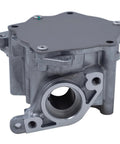 TUCAREST brake vacuum pump housing aluminum, front view.