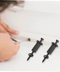 Installing Sliding Barn Door Track Spacer Kit 4 Pack Connectors with heavy duty carbon steel hardware and adjustable wall clearance