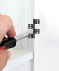 Heavy Duty Stainless Steel Door Hinges 2 Pack With Damping Shaft And 360 Degree Rotation Black Reinforced Pivot Hinges installation