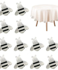 Heavy Duty Stainless Steel Tablecloth Clips No Fuss Set For Outdoor Tables Clip On Windproof Weights 12 Pack with table