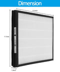 H13 True HEPA Replacement D Filter for Idylis air purifier dimensions 13.3 x 11.7 x 1.4 inches shown.