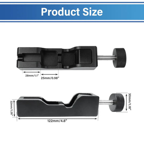 Side view dimensions of Go-To Universal Spark Plug Gap Tool With 32 Blade Steel Feeler Gauge For Most 10Mm 12Mm 14Mm 16Mm Spark Plugs