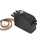 Full Metal Gear Servo Upgrade Kit Replaces Stock Plastic Components Compatible With 12423 12428 12628 124006 Models, black servo motor.