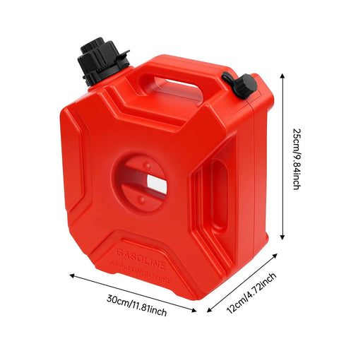 5 Liter Fuel Storage Tank With Bleed Valve And Transfer Pump, Portable Gas Jug For Cars, Motorcycles, Boats And Outboard Motors