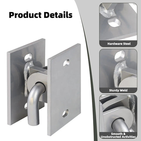 Beefy Heavy Duty Dock Hinge Kit For Floating Docks With Male And Female T Style Corner Hinges 4 Pack Connect Ramp To Floating Dock