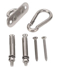 Heavy Duty Stainless Steel Ceiling Hooks Set For Swing Suspension And Hammock Chairs U Type Fixing Hooks 304 Stainless Steel Hardware Kit