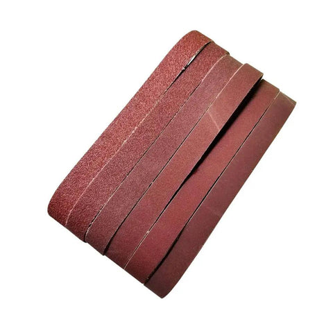 1 Inch By 30 Inch Sanding Belts Set For Woodworking And Metal Polishing With 320 400 600 800 1000 Grits Aluminum Oxide Abrasives Antistatic