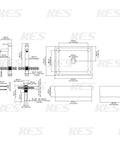 Dimensions of Rectangular Vessel Sink With Faucet And Drain Combo In Brushed Nickel Finish 19 By 14.6 Inch Bathroom Vanity Sink Set