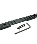 CVA Paramount Picatinny Scope Rail 20 MOA Aluminum 6063 T6 Black Finish fits all Paramount mounts with 4 screws and wrench tool