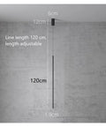 Nordic LED Pendant Lights Modern Pendant Lamp for Home Hanging Lamps Indoor Lighting Living Deco Minimalist Light Fixture, adjustable 120 cm size.