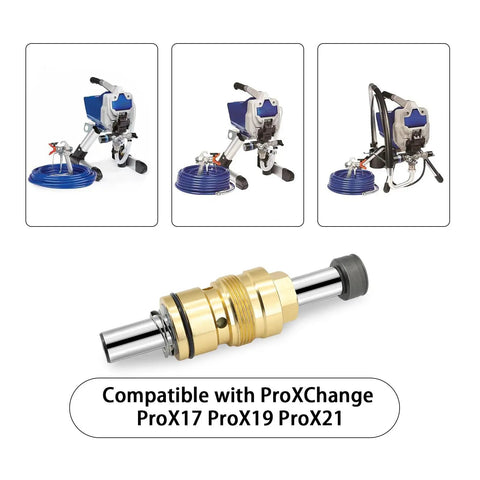 Power Paint Sprayer Replacement Parts Kit For Graco Magnum ProX17 ProX19 ProX21 with pump and sprayer components, front view