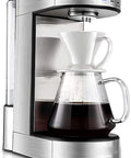 Fully Automatic Bean To Cup Coffee Machine Featuring Adaptive Grinding And Steady Temp Control, 1650W Stainless Steel Espresso and Cappuccino Maker on counter brewing coffee.