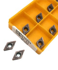 Cool DCMT070204 Carbide Indexable Inserts For Internal Turning On Metal Lathe Tools Sturdy 15TF Insert Holder with Inserts in Box