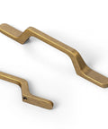 Antique Brass Cabinet Pulls 3 Inch Hole Center For Kitchen Drawers Zinc Alloy Solid Hardware 6 Pack Vintage Bronze