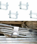 Heavy Duty 4 Pack Stainless Steel Leaf Spring Clip Kit With Bolts For Trucks Trailers And Campers To Boost Stabilizing Control And Handle Stress On Bumpy Roads Or Rough Terrain Without Rusting on leaf springs