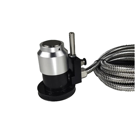Premium Cnc Automatic Tool Sensor Gauge With Rock Solid Zero Point Oh Oh One Mm Accuracy Z Axis Calibration Probe For Garage And Industrial Milling Centers Built Like A Tank close-up view of the cylindrical probe with metallic housing and flexible tubing.