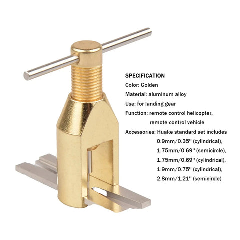 Premium Bearing Puller Tool Kit For Rc Motor Pinion Shaft Hub Extraction Featuring Reinforced Steel Arms And Non Slip Grip Handle for landing gear use.