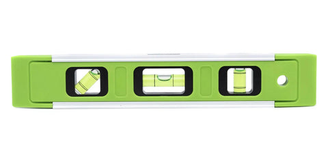 Compact 9 Inch Magnetic Torpedo Level Featuring Rock Solid Grip And Three High Visibility Spirit Vials For Dead On Precision At 45 90 And 180 Degree Angles Built For Hustle