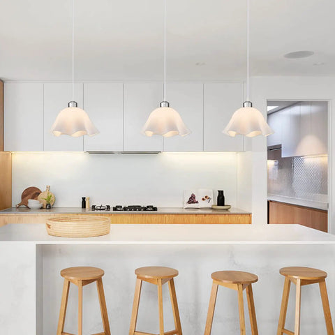 Two Pack Plug In Pendant Lights With A 15 Foot Cord Frosted White Shade On Off Switch No Hard Wiring Easy Ceiling Lighting Kitchen