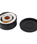 Two Pack Air Compressor Intake Filter Sound Muffler Quieting Kit 3/4 Inch (25mm) components with silencing filter open view