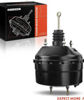 Rock Solid Plug And Play Vacuum Brake Booster Fits Jeep Cherokee 1997 Through 2001 2.5L And 4.0L Engines straight swap with steel body.