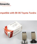 Rear Quarter Window Latch Pair For Toyota Tundra 2000 2001 2002 2003 2004 2005 2006 Tan Color Replacement OEM