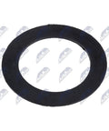 Rear Lower Shock Absorber Plate AD CH 030, round rubber component, black color, isolated on white background