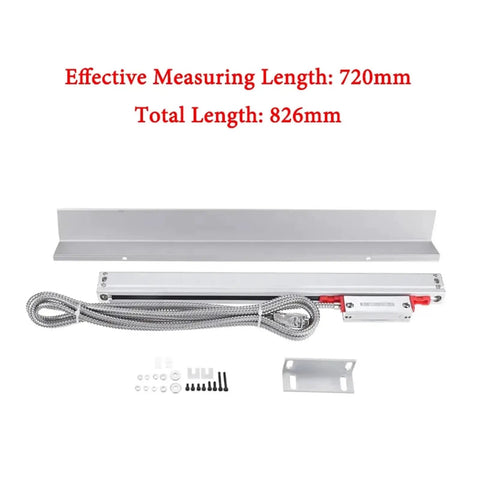 Ultra Accurate KA300 Linear Scale Encoder With 0.005mm Resolution, 520mm To 1020mm Range, 25mm Cross Section, Optical CNC Ruler