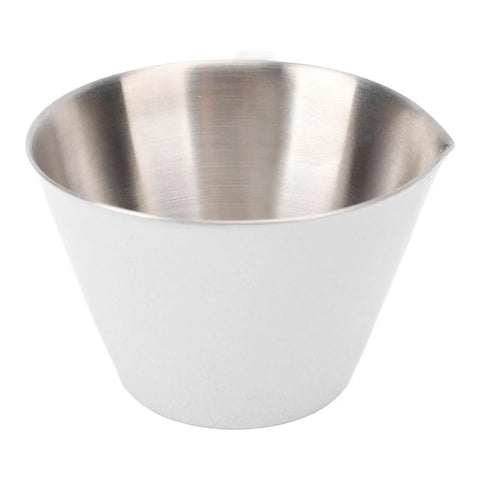 Easy Pour Stainless Steel 100ml Coffee Measuring Cup With V Shaped Spout And Clear Scale For Smooth Milk Frothing, Barista At Home Ready