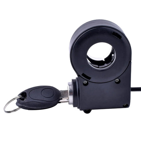 Bike And Electric Scooter Ignition Switch With Key for 12V to 96V Ebike Anti Theft Lock Replacement Two Key System Two Wire Setup Plug And Play Easy Install Durable High Security