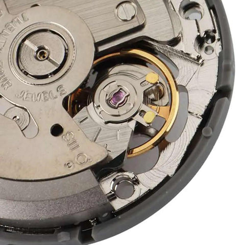 Nh39a Fully Automatic Mechanical Watch Movement Replacement with calendar detail, showing durable metal construction.