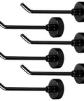 Six Pack Magnetic Hooks With Neodymium Magnets Strong Hold For Office Bathroom Kitchen And Fridge Great For Towels Grills Mugs