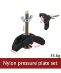 85mm Bow Plate Clamp Set For CNC Engraving And T Slot Tables Scratch Free Protection Easy Insert Pressure Fixture shown