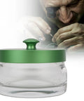 Pro Grade Glass Watch Movement Cleaning Jar With Spill Proof Lid Durable Oil Washing Container For Horologists And Watchmakers