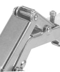 Close-up of 2 Pack Heavy Duty Invisible Hinges For Secret Doors And Low Profile Barn Door Hardware in cold rolled steel.
