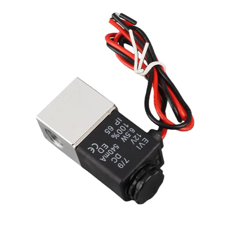 Lightning Fast 2-Way 2-Position DC 12V Solenoid Valve With Aluminum Alloy Body G1/4 Inch for water air oil systems