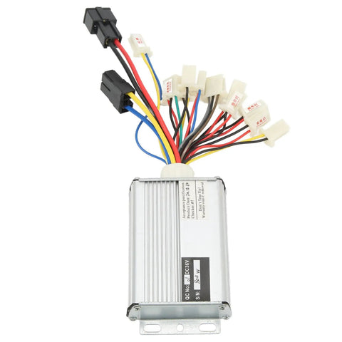 36V 800W Brushed DC Motor Speed Controller for Electric Bikes and Scooters with aluminum alloy case and wiring connectors