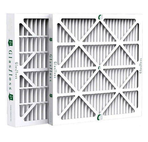 MERV 10 AC And Furnace Air Filter 16 X 20 X 2, 12 Pack, Real Size 15.5 X 19.5 X 1.75, Durable Galvanized Backing, Made In USA