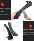 BMW 3 Series Door Handle Replacement Kit Right Side Outer Cover And Pull Handle For E90 E91 E92 E93 TPU material close-up