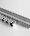 Dope 20mm Linear Rail Kit With 2 Rails And 4 SBR20UU Blocks For CNC Engraving 3D Printing And Small Motion Machines Fully Supported Stainless Steel Guide Rail For Precision Cutting And Long Travel 1200mm And 1500mm, 2 stainless steel rails with 4 blocks