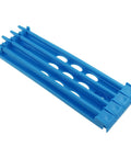 Blue Set Of 3 Sturdy Plastic Pigeon Ring Holders Anklet Organizer For Poultry Habitat 20 By 6.7 Cm Heavy Duty Hanging Rack