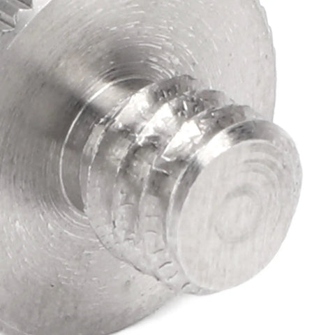 Close-up of the stainless steel mounting screw for Chiyyak Camera Spirit Level for DSLR and Mirrorless Cameras.