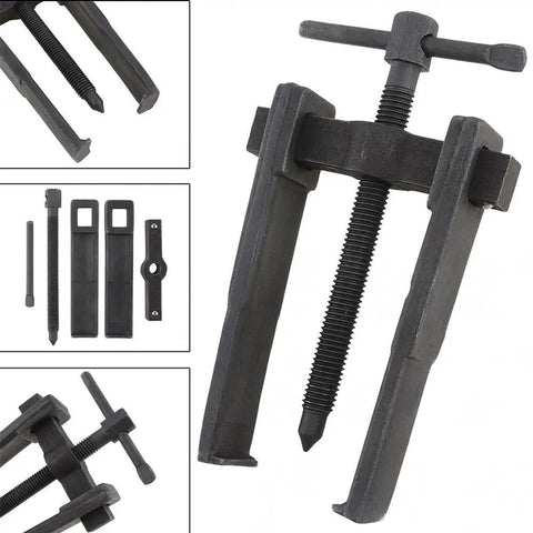 Mvnoire Heavy Duty Hand Puller Bearing Remover Tool in high carbon steel with rotating center for easy disassembly.