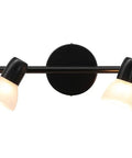 Four Light Modern Black Curved Kitchen Track Ceiling Light Fixtures with Adjustable Heads and Alabaster Glass in Matte Black Finish