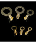 Get Your Crimp On With 150pcs Ring Lugs Eyes For M3 To M10 Copper Wire Connectors Non Insulated Cable Lug Assortment Kit, copper ring lugs