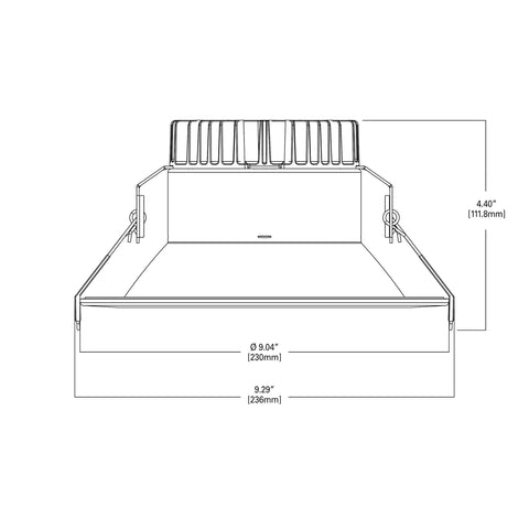 Canless LED Recessed Light 8 Inch Ultra Bright With Selectable 2700K To 5000K CCT 8000 Lumen Output Dimmable 0 To 10V IC And Non IC Rated Wet Location For Showers White Finish